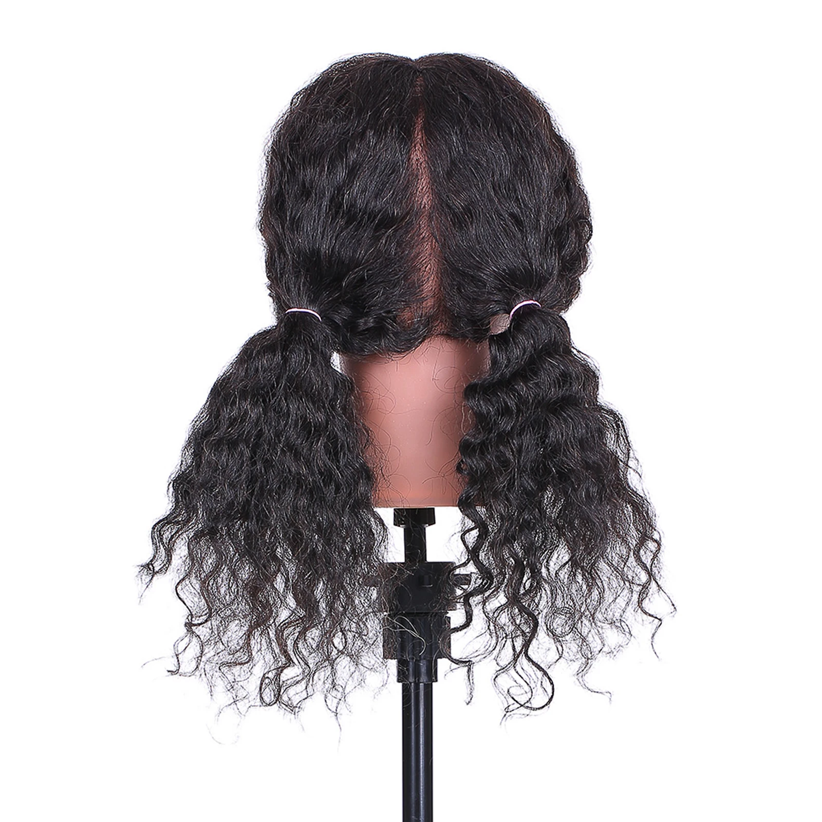 Mannequin Head 100%Real Hair Hairdresser Training Head With Tripod Manikin Cosmetology Doll Head For Braiding Styling