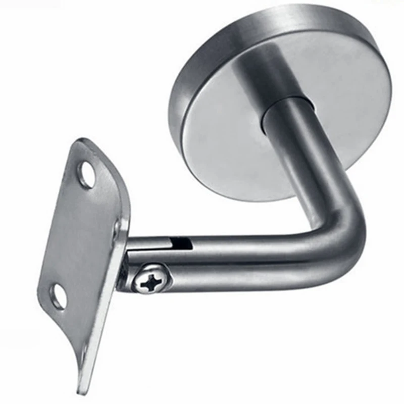 1pcs Handrail Bracket Wall Brackets Stainless Steel Handrail Stair Wall Mounted Brackets For Hand Rail Stair Railing Guardrail