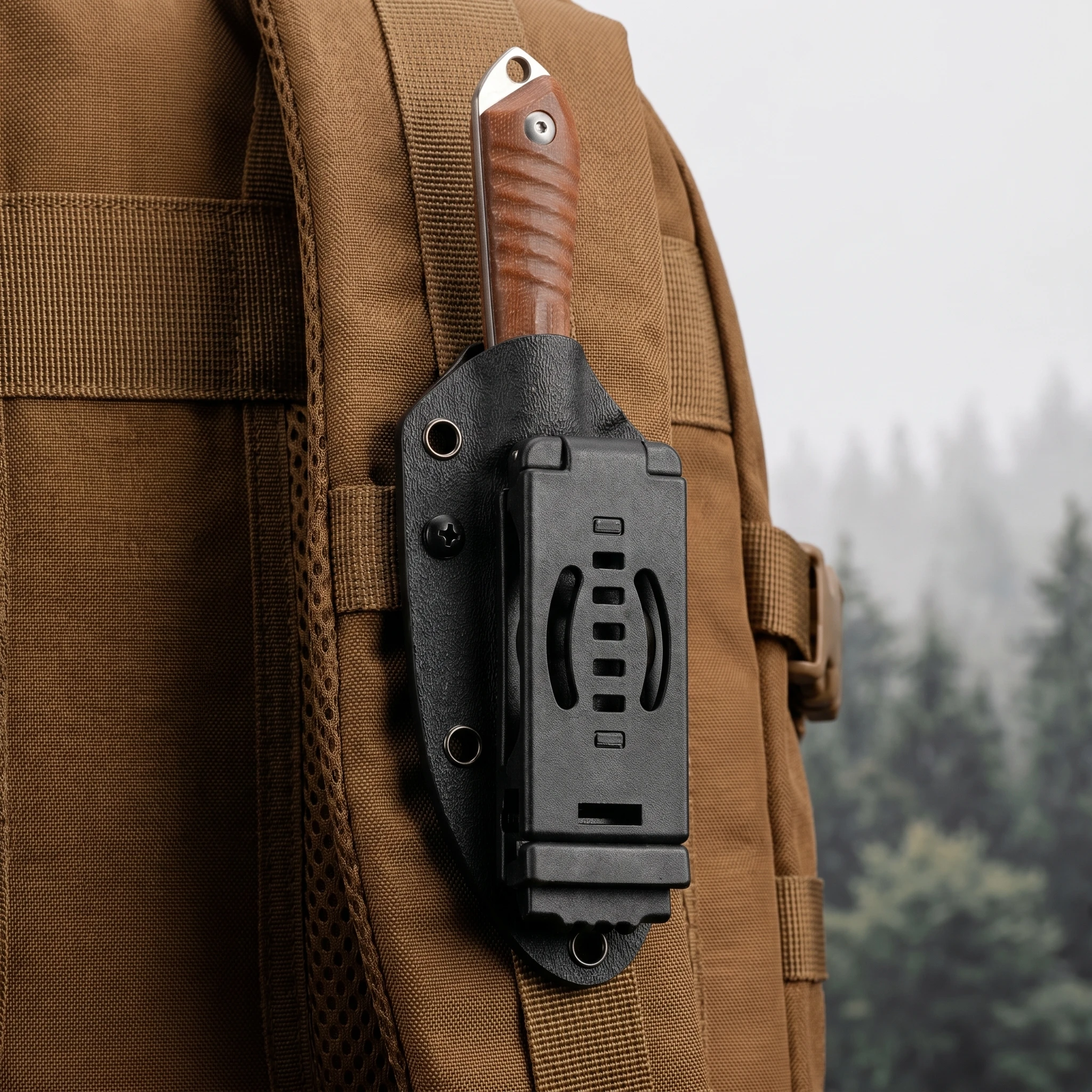 Portable daily multi-purpose knife, lightweight and easy to store, outdoor walking, camping, gardening, handmade knives
