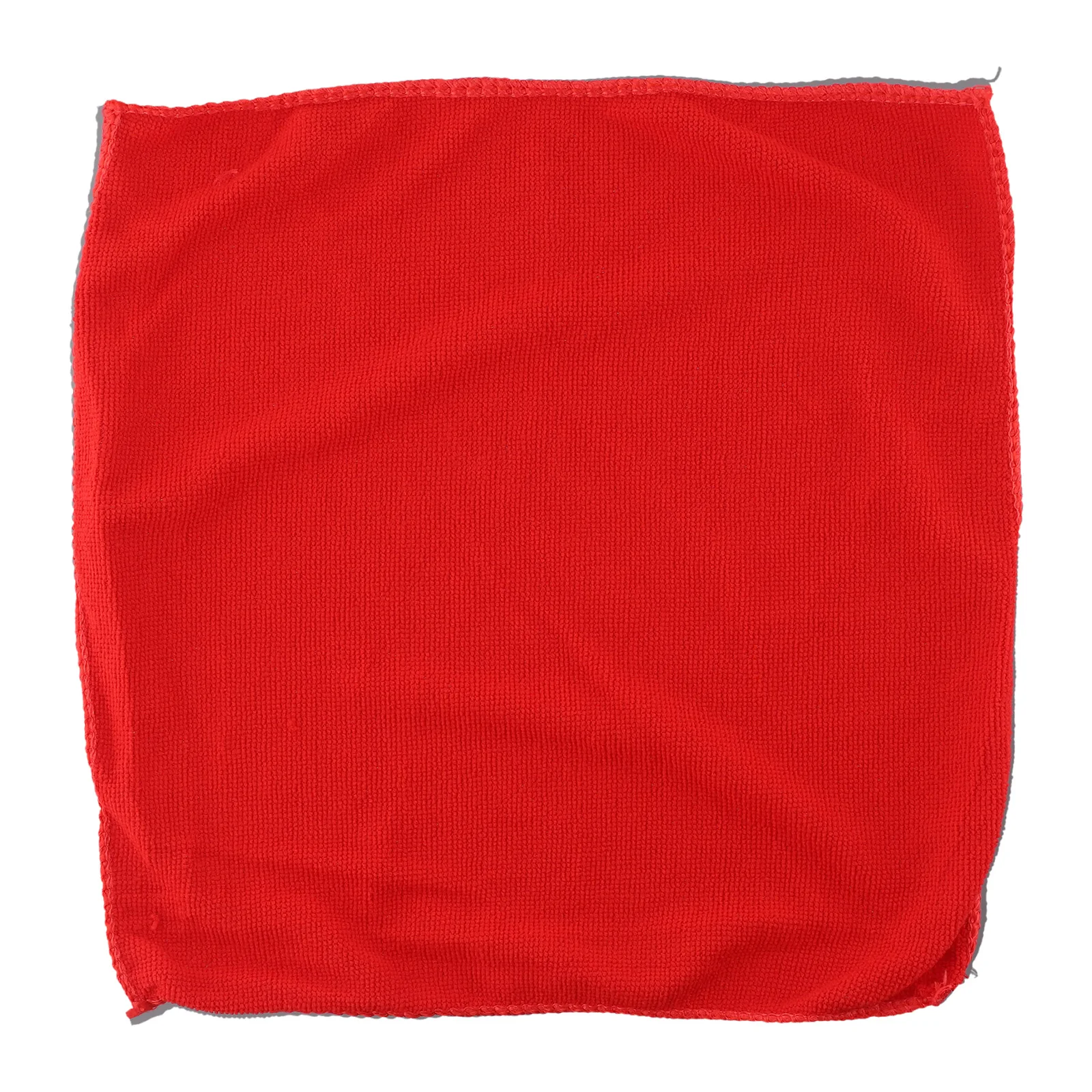 10Pcs Cleaning Cloths Red Polyester Kitchen Bathroom Towel 30*30cm Lint Free Household Cleaning Tools Для Кухни