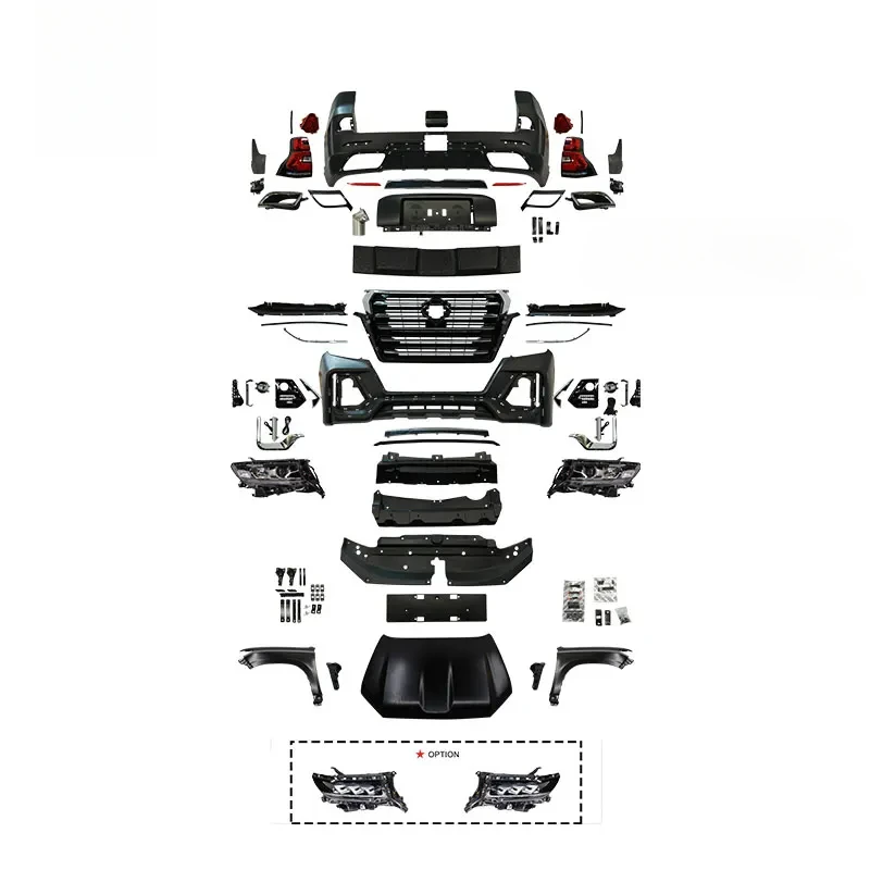 

GUGO High Quality 2022 s Prado Navigator Bodykit Bumper Grille Upgr Modified Accessories for2010-2017 Prado 150 New
