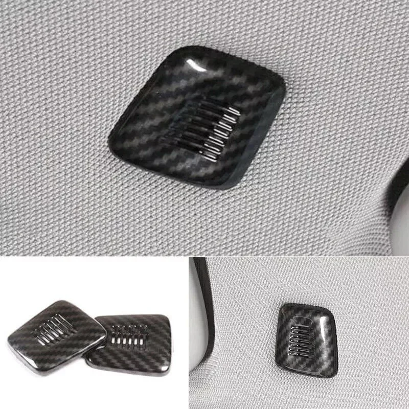 2 Piece Car Interior Roof Speaker Microphone Dustproof Protective Cover Trim For BMW 1 2 3 4 5 6 7 Series X1 X2 X3 X4 X5 X6 X7