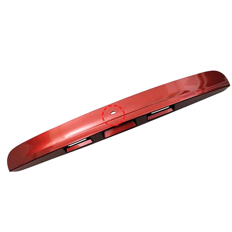 Car Red Rear Tailgate Boot Lid Handle Cover for Nissan Qashqai J10 2007-2014 (with I-Key&Without Camera Hole)Type 2