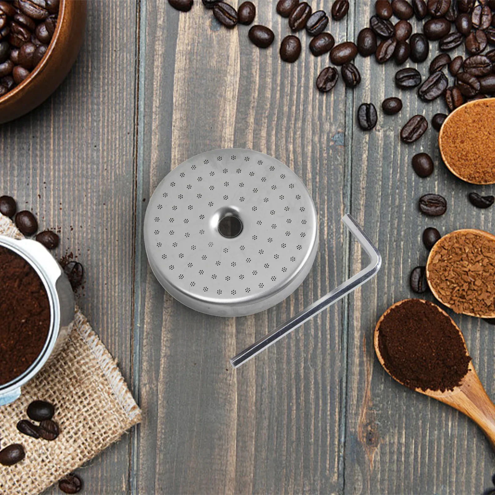1pcs Coffee Machine Group Head Shower Screen For Breville BES 860 870 878 880 Home Kitchen Appliance Accessories