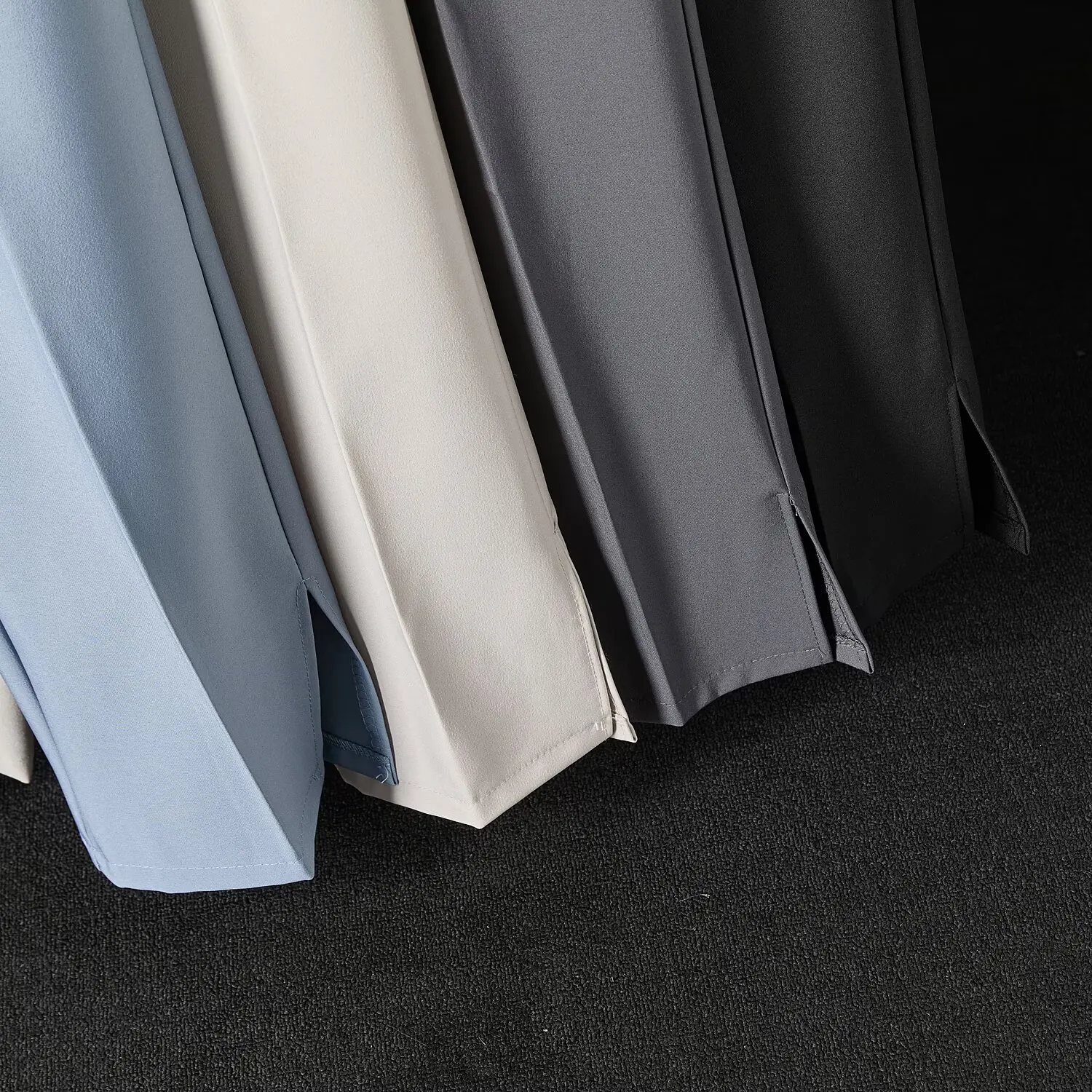 Herbsthosen für Herren, lockere Freizeithosen mit guter Drapierung, bodenlange Hosen, koreanischer Stil, trendige gerade Anzughosen. – Detail 31