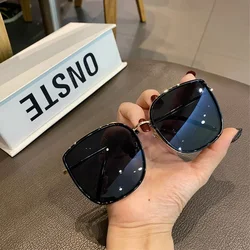 2024 New Fashion Vintage Sunglasses Women Brand Designer Retro Blackout Sun Glasses Female Ins Popular Colorful Luxury Eyewear