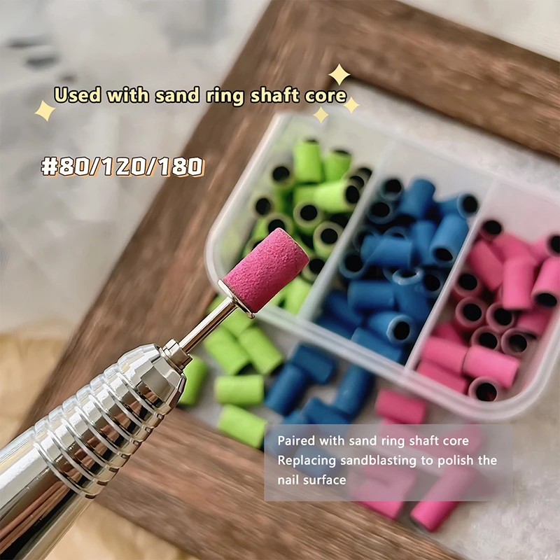 Manicure Sand Ring Bearing Shaft Mandrel Bit Nail Repair And Removal Polishing Head Nail Tools