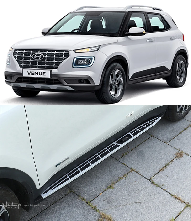 HOT side step bar running board for Hyundai Venue 2019 2020 2021 2022,popular style,made in big factory,free drill hole