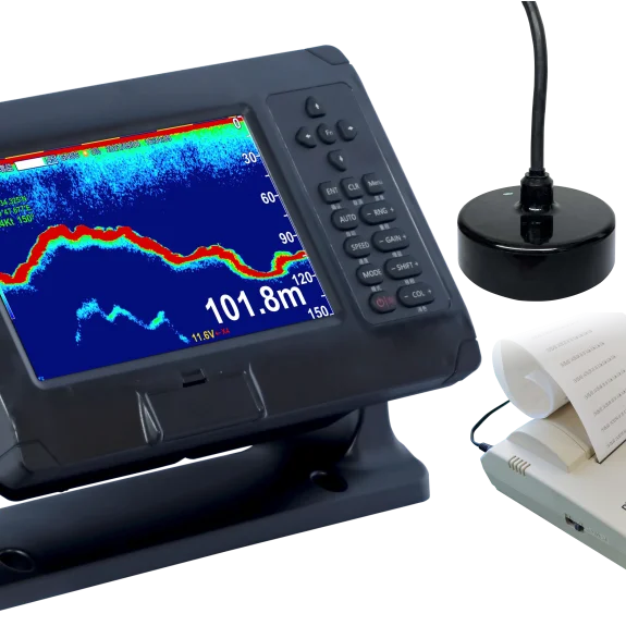 

Marine Electronics Single Beam GPS Echo Sounder Transducer With 8 Inch TFT LCD Monitor DF-6980S With CCS For Marine Boat