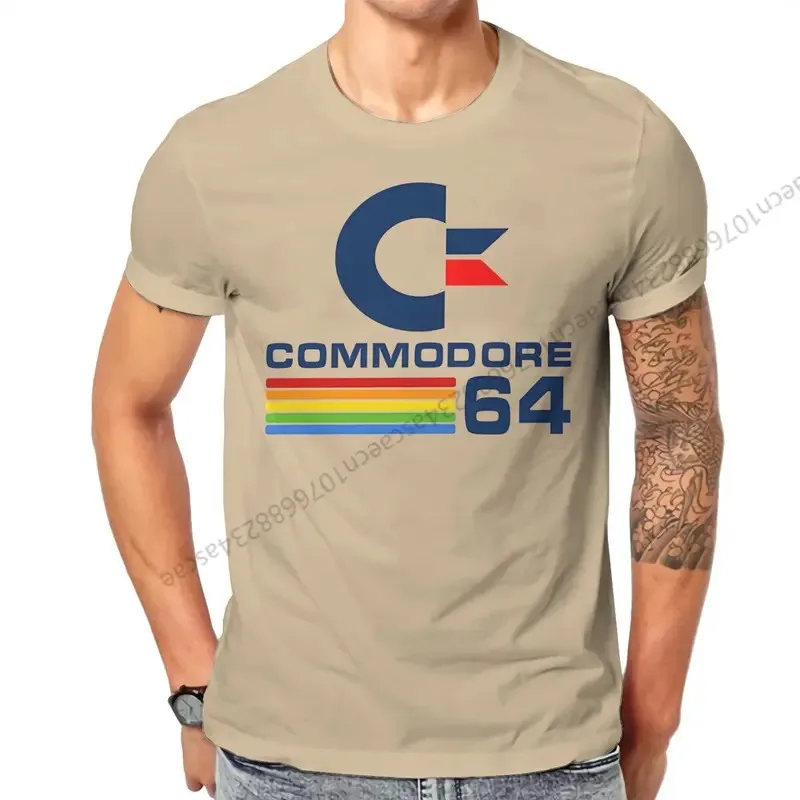 Commodore 64 Men's T-shirt, summer clothing polyester O-neck T-shirt