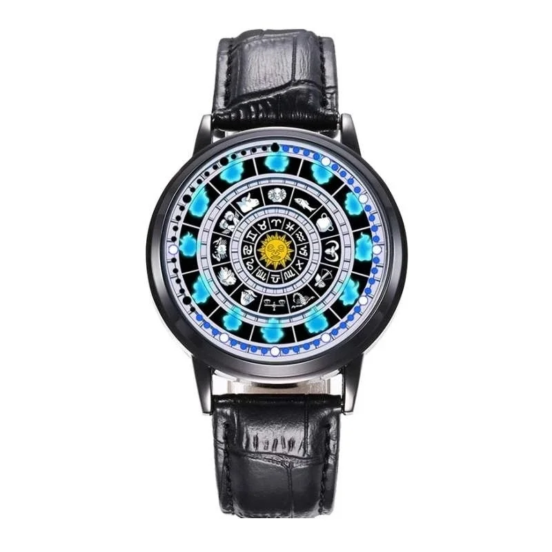 New Watch men Fashion Silicone LED Color Luminescent 2023 Student Watches Girls Quartz Clock Cute Little Fresh Wristwatch