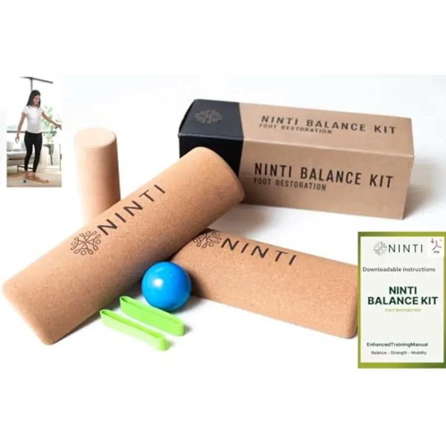 

Ninti Balance Board Premium Cork Balancing Board Foot Strengthener for Enhanced Foot Function Unique Design for Balance Stabili