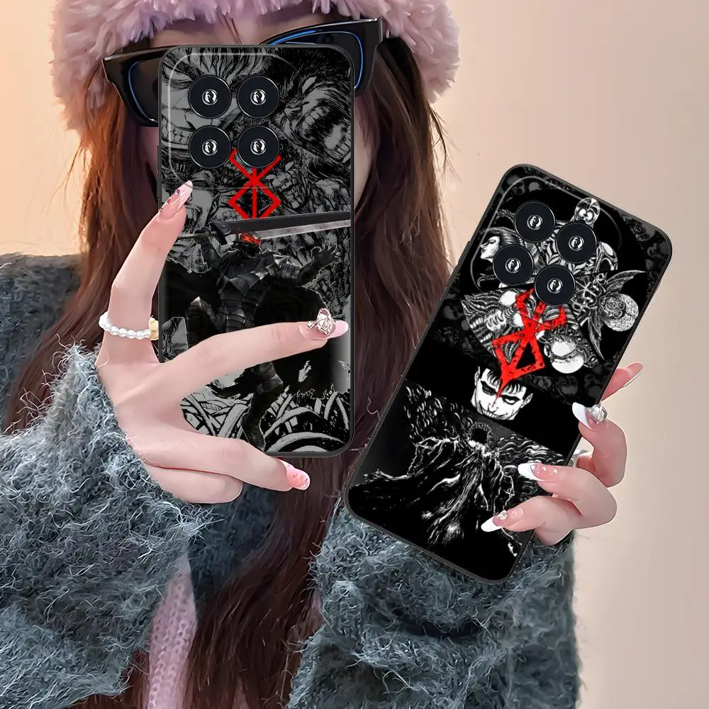 حافظة هاتف محمول Berserk-S Guts لهاتف Xiaomi 15 14 13 12 Mi 11 T Ultra Lite Pro S X 5G غطاء طباعة ملون للهواتف المحمولة جميلة #3