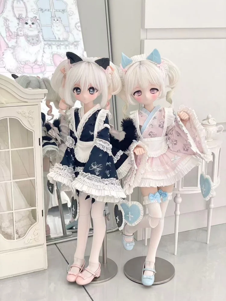 BJD 人形の服 1/4 MSD MDD ぽっちゃりサイズ人形アクセサリー スカートセット 人形ドレスアップギフト DIY 服 (人形なし)