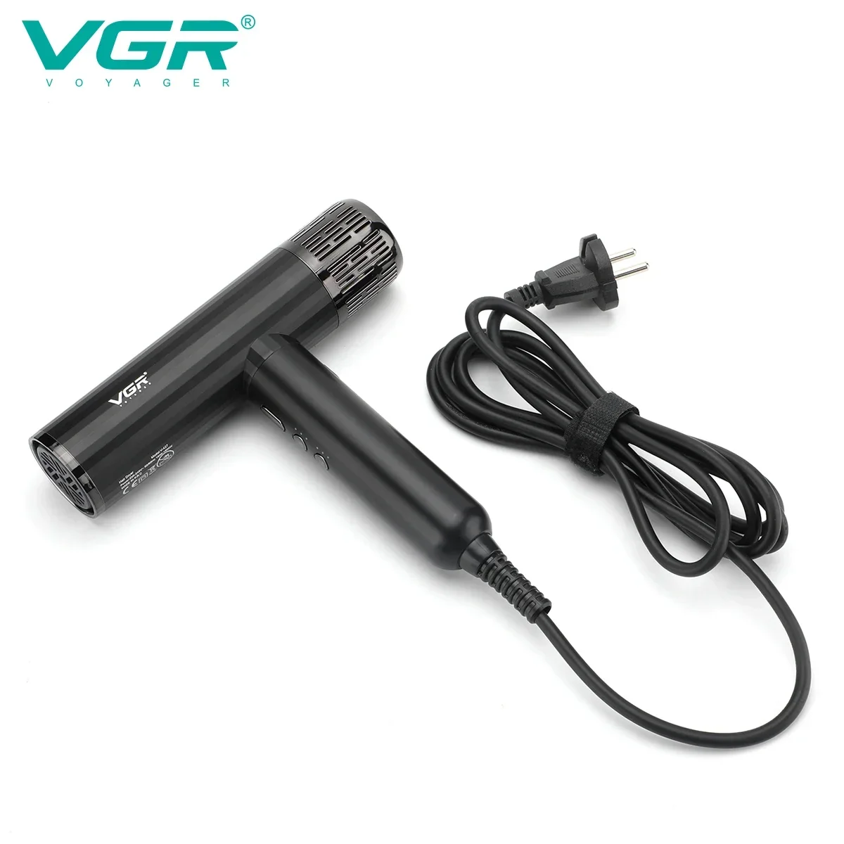 VGR Hair Dryer Professional Air Blower Brushless Motor Hair Dryer Machine 110000 RPM Hair Dryer Negative Ion Barber Salon V-427