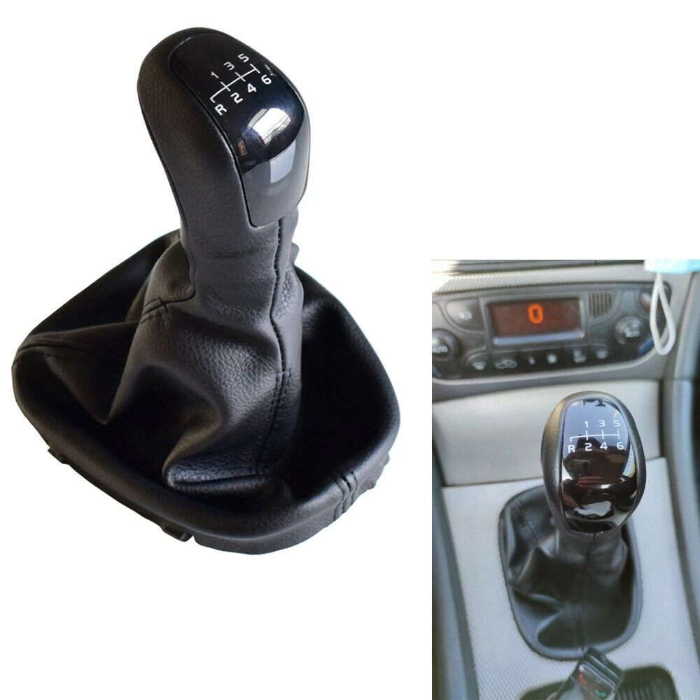 N31R_étui en Cuir de Pommeau de Levier de Vitesses à 6 Vitesses pour Mercedes-Benz Classe C D5F4 W203 #6