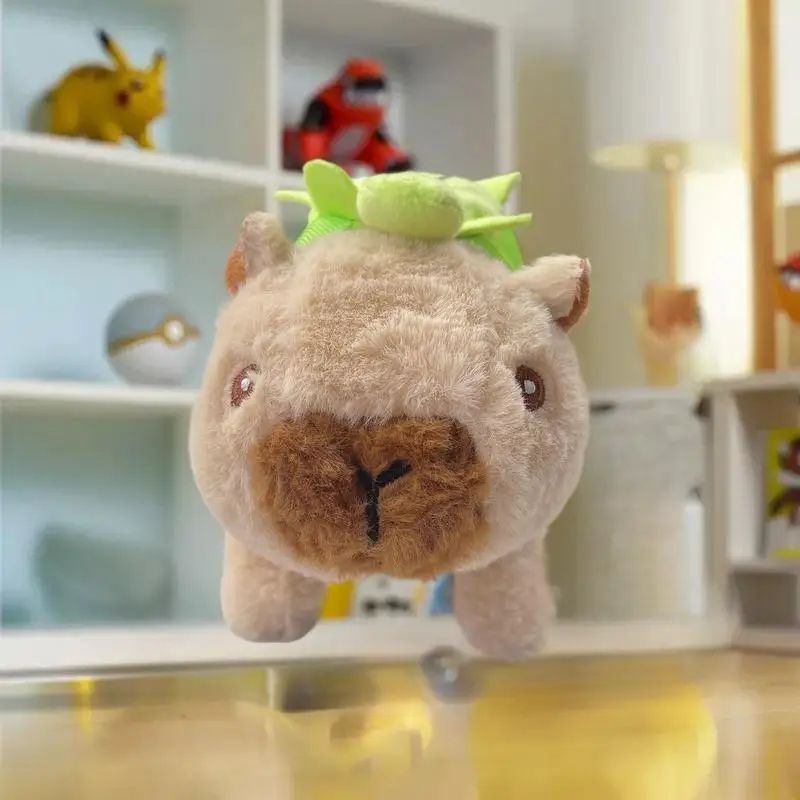 インタラクティブな動くカピバラ人形 – 子供用電子ぬいぐるみペットおもちゃ