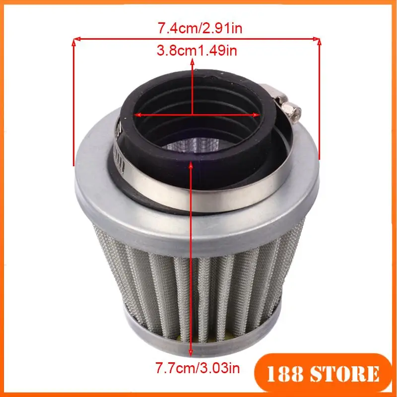 Universal Luftfilter 38mm Motorrad Luftfilter für 50cc 110cc 125cc 140cc Modifizierte Roller Motocross ATV Pit Dirt Bike teile