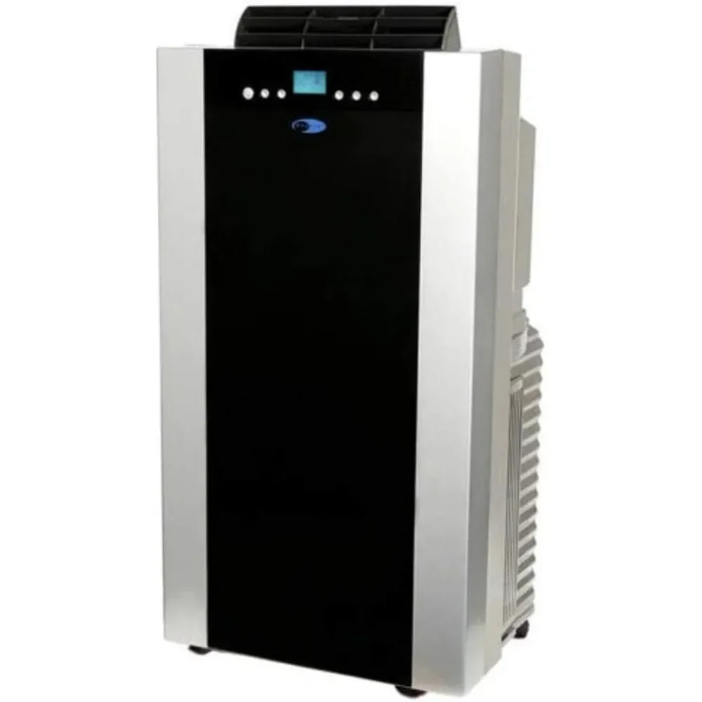 For 14,000 BTU Dual Hose Portable Air Conditioner with Dehumidifier and Fan for Rooms Up to 500 Square Feet, AC Unit Only