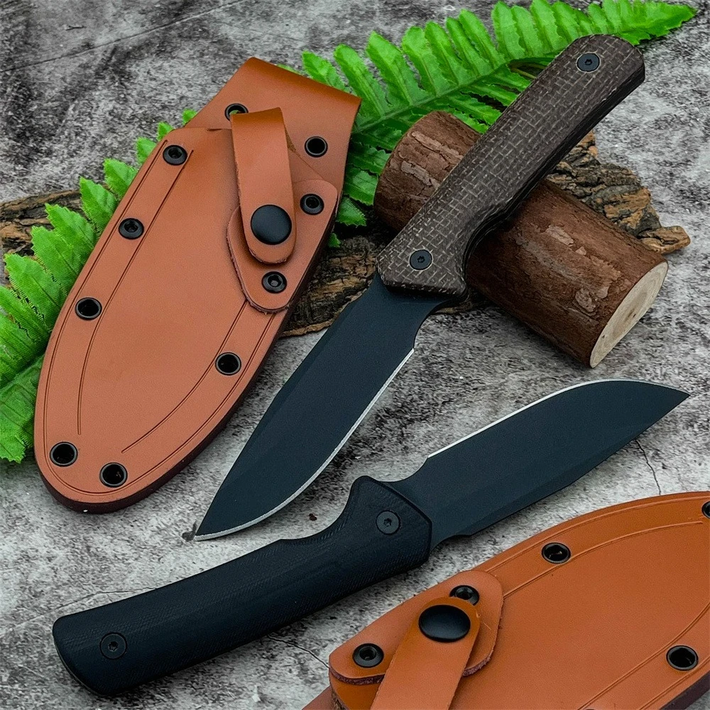 

Скрытый нож Canyon Hunter с фиксированным лезвием, высокая твердость, лезвие 9Cr13Mov, ручка G10, EDC, уличный охотничий тактический инструмент для выживания в джунглях