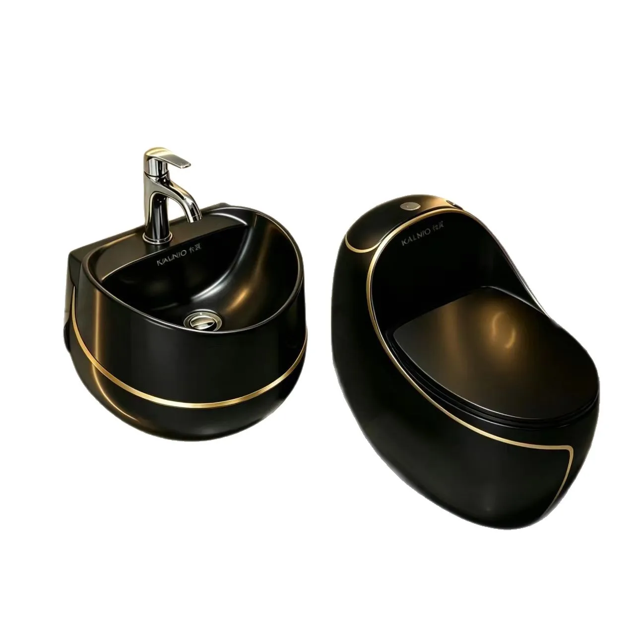 Toilet ceramic siphon toilet light luxury wall hanging sink combination bathroom light luxury bathroom
