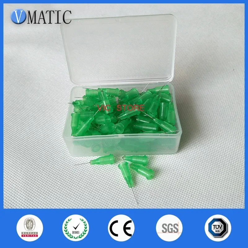 

Бесплатная доставка, 100 шт., нестерилизованные, 34 г, Ctan, длина 0,5 дюйма, насадки для дозирующих игл, точность, S.S. Насадки для дозирующих игл 1/2 дюйма