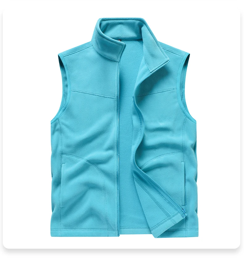 EUMERGX Unisex Thermofleece Gefütterte Weste Leichte Ärmellose Jacke Winter-Layering für Outdoor-Wanderungen Camping Täglichen Gebrauch – Detail 28