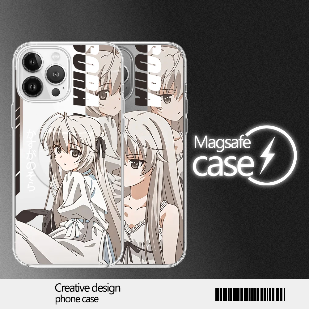 Sora Kasugano Yosuga no Sora Phone Case for iPhone 12 11 13 14 15 16 Max Pro Plus Magsafe Magnetic Wireless Cover