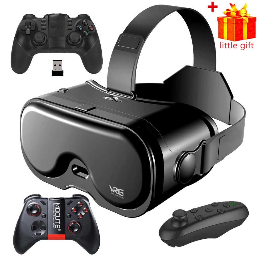 Gafas de Realidad Virtual 3D, Casco VR, Lentes, Auriculares, Gafas Inteligentes para Smartphone, Celular, Móvil, Visor de Juegos de Realidad Virtual