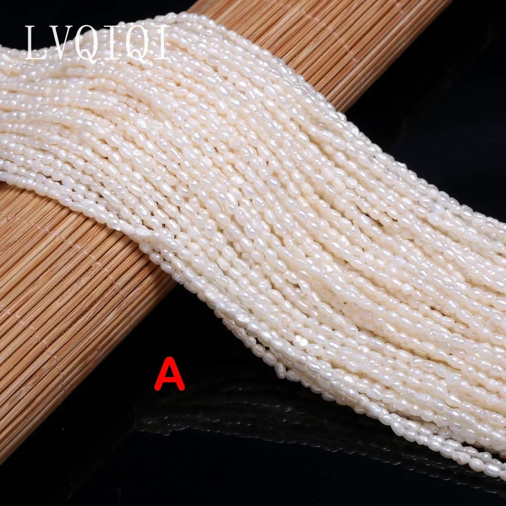 High Quality Natural Freshwater Pearl Beads Irregular Shape Punch Loose Beads For DIY Necklace Bracelet Jewelry Making 2-2.5mm