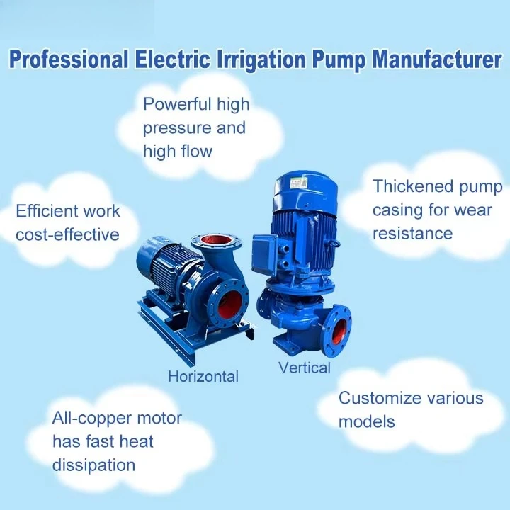 End suction pairs for stainless steel horizontal 5, 7.5, 10, 15, 20, 25, 30HP, 75HP electric centrifugal pumps