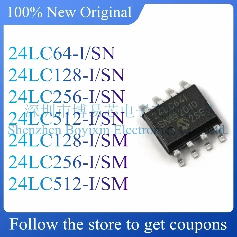 

24LC64 24LC128 24LC256 24LC512-I/SN 24LC128 24LC256 24LC512-I/SM Hard shell