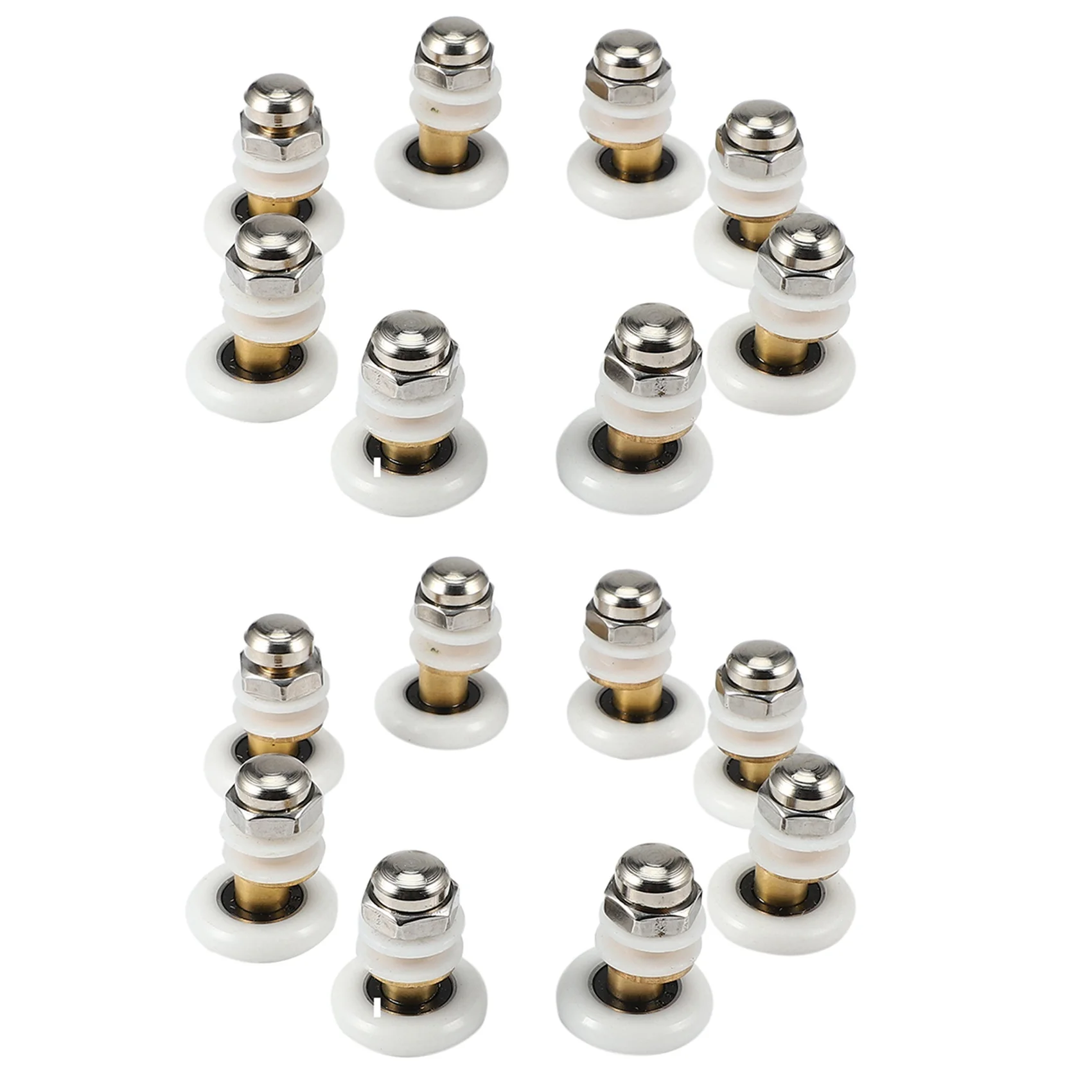 

ABMH-16PCS 25 мм Эксцентриковые ролики для раздвижных дверей душевых кабин и шкафов для ванной комнаты