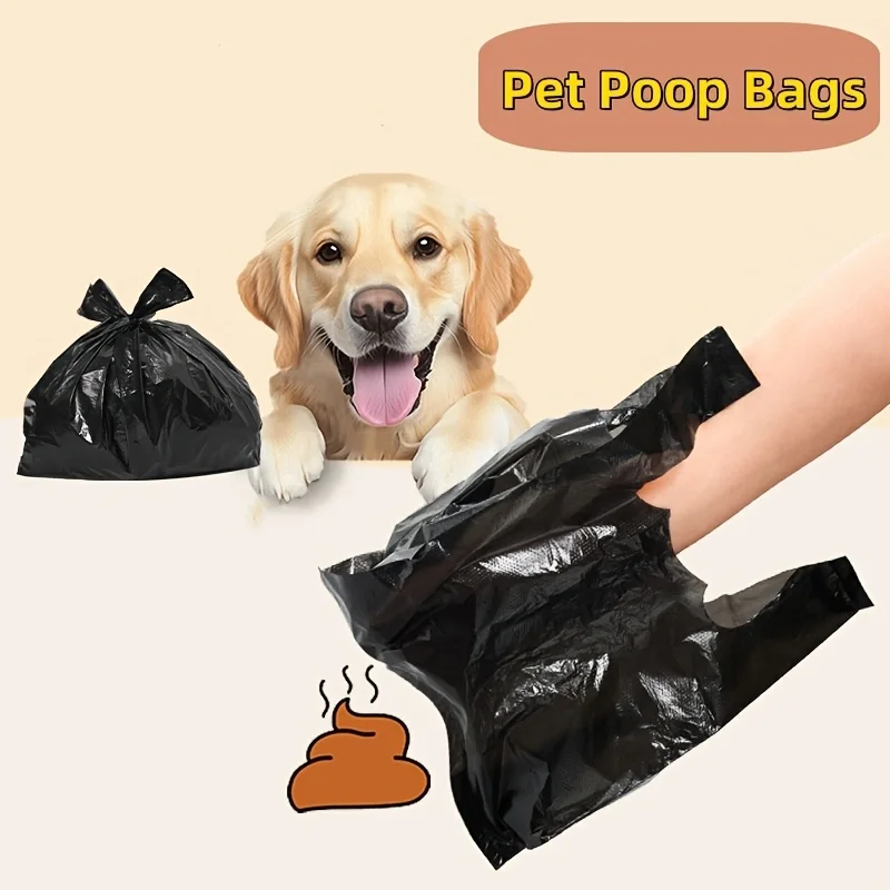 100/200/PCS Haustier-Müllbeutel für die Außenreinigung, Einweg-Hundekotbeutel, tragbar, für die Haushaltsreinigung von Katzenkot, Haustierzubehör – Detail 6