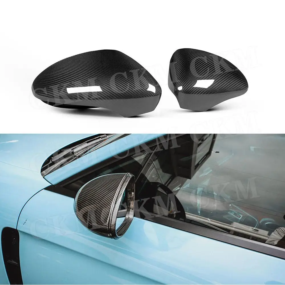 

Dry Carbon Fiber Car Replacement Accessories Rearview Mirror Cap Door Side Trim Shell Covers For Porsche Panamera 971 2017-2021
