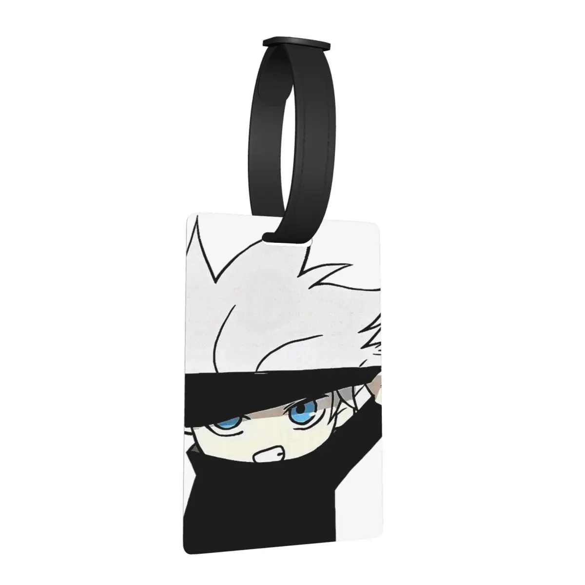 

Бирки для багажа Gojo Manga Kawaii в стиле японского аниме, аксессуары для чемоданов, этикетки для путешествий, держатели для идентификационных бирок с именем и адресом