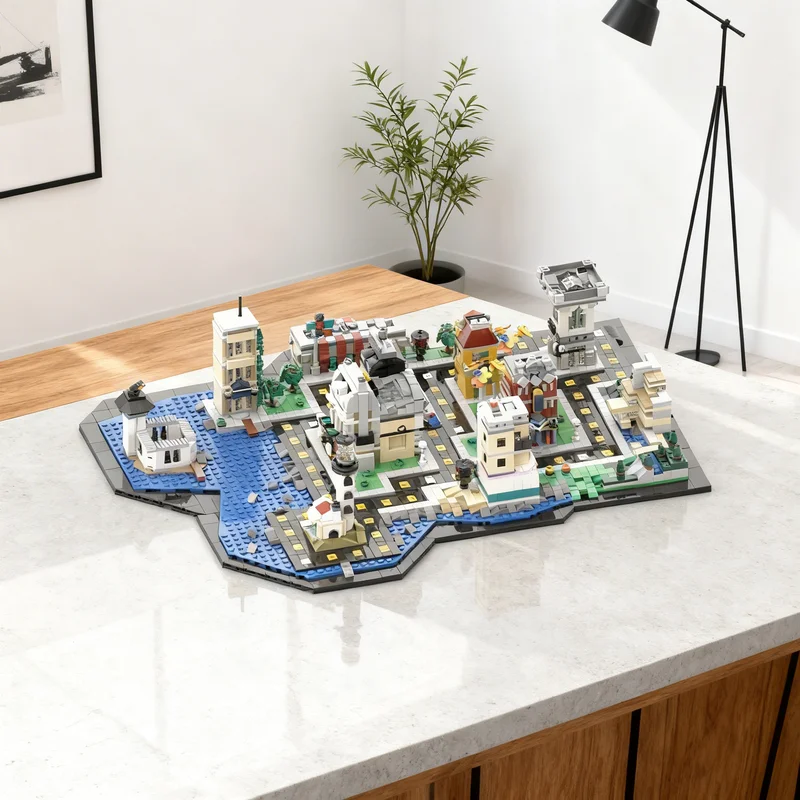 

3391pcs MOC Epic City Games Model Building Blocks DIY Gift Creative Collectible Display Decor Premium Adult Kids Desk Home Toy