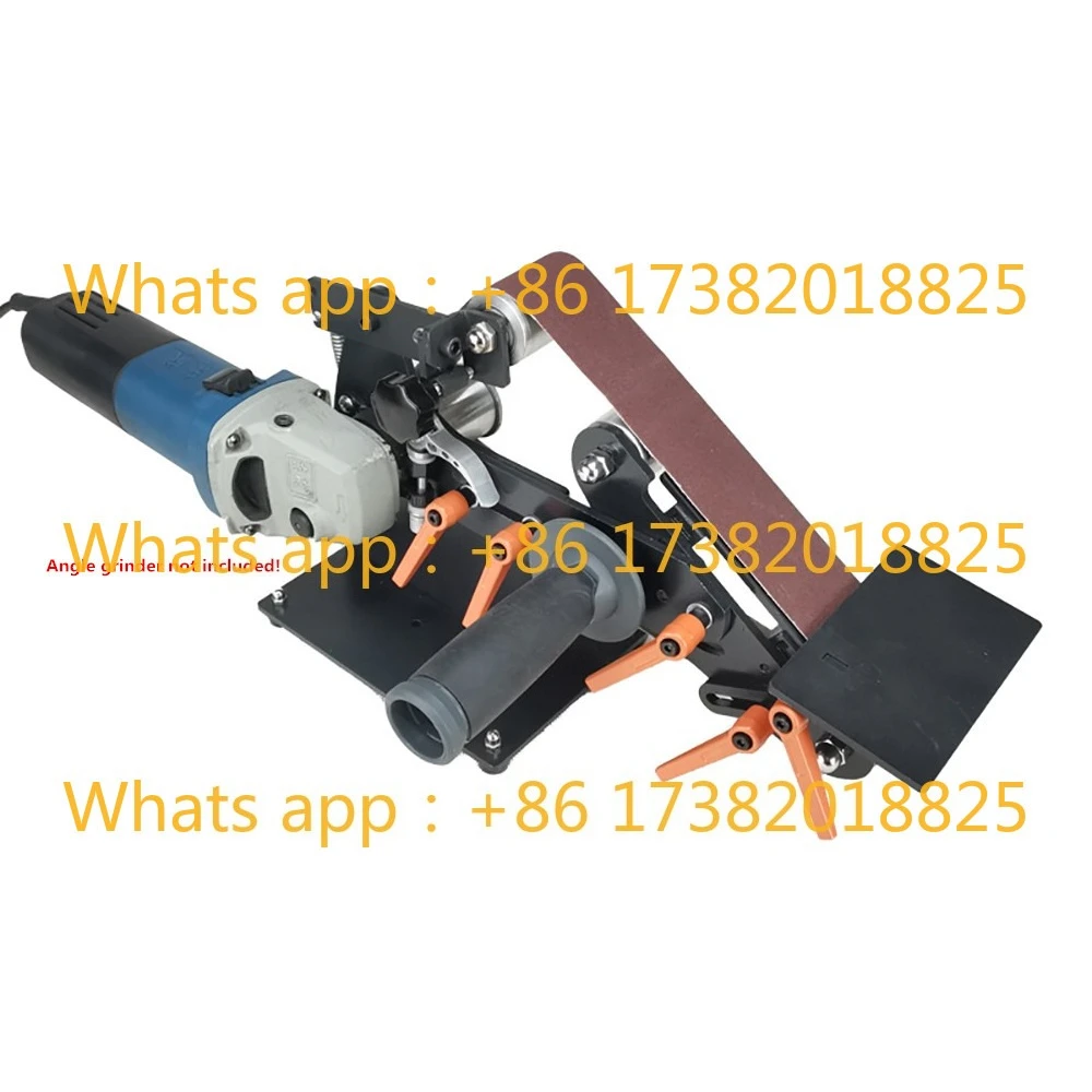 Mini DIY Belt Machine Bracket Angle Grinder Refitted Belt Sander Sharpener Hand-Held Polishing Sharpening Machine 730x50MM