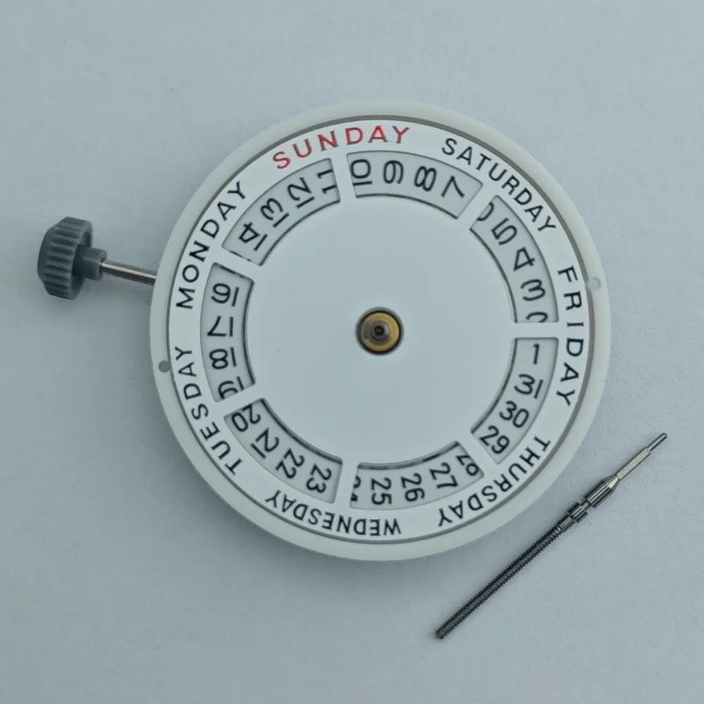 

Miyota 8285 движение японское Оригинальное автоматическое оборудование высокое качество белый двойной календарь с верхним аккордом