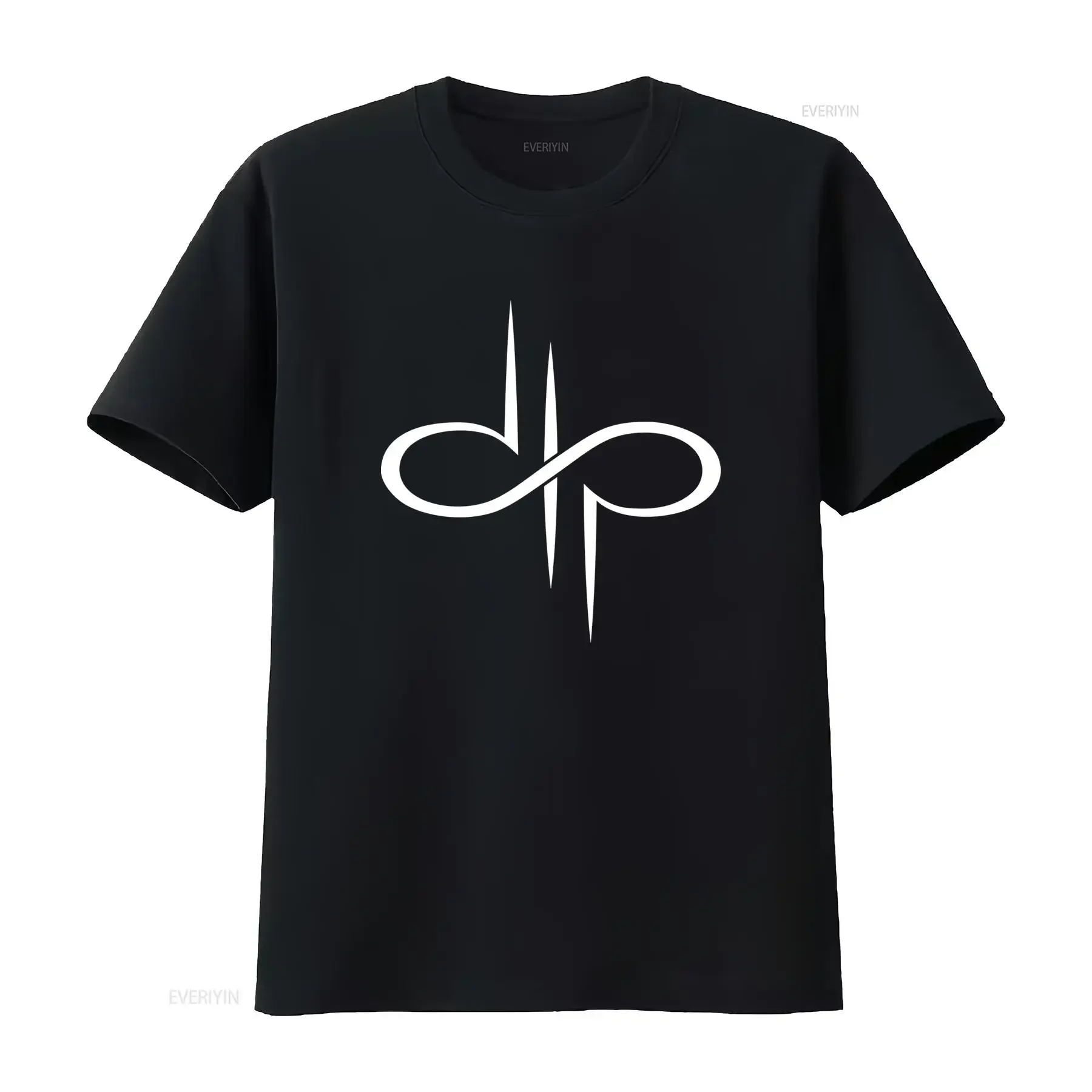 DTP Infinity Symbol T Shirt for Men and Women Available in Sizes S XXL Colors Black White Devin Townsend Project vintage Soft