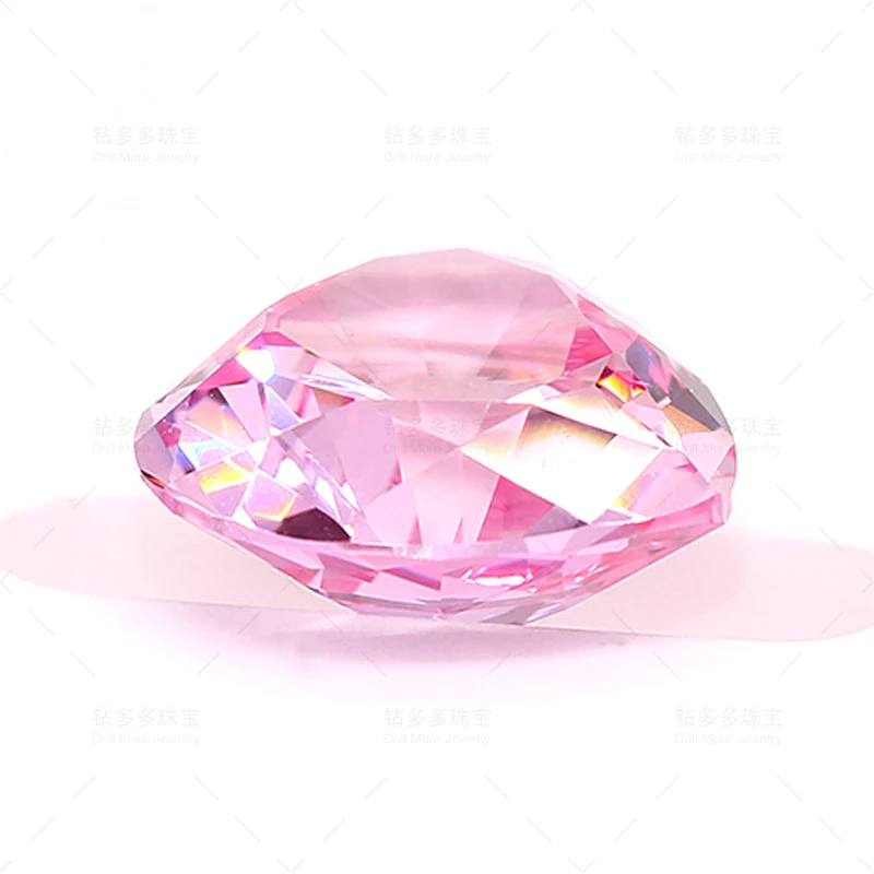 Lab Grown High-End Customized Regenerated Pink Heart-Shaped Sapphire 9.21ct Artificial Synthesis Cultivation Of Large Carat Gems