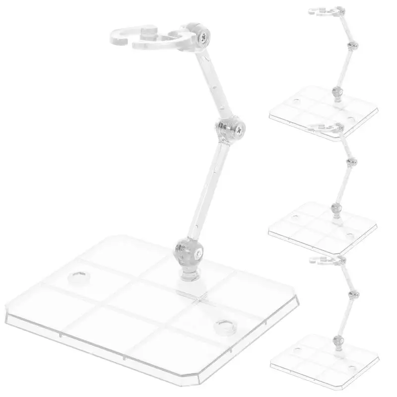 

4pcs Action Figure Base Suitable Display Stand Bracket For HG Cinema Game Action Display Holder Adjustable Model Supports