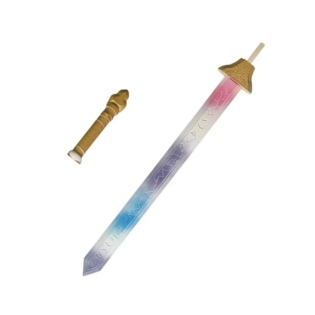 Cacciatori Rumi Parrucca Spada Armi Anime Kpop Demone Puntelli Cosplay Modello Halloween Natale Fancy Party Accessori per costumi