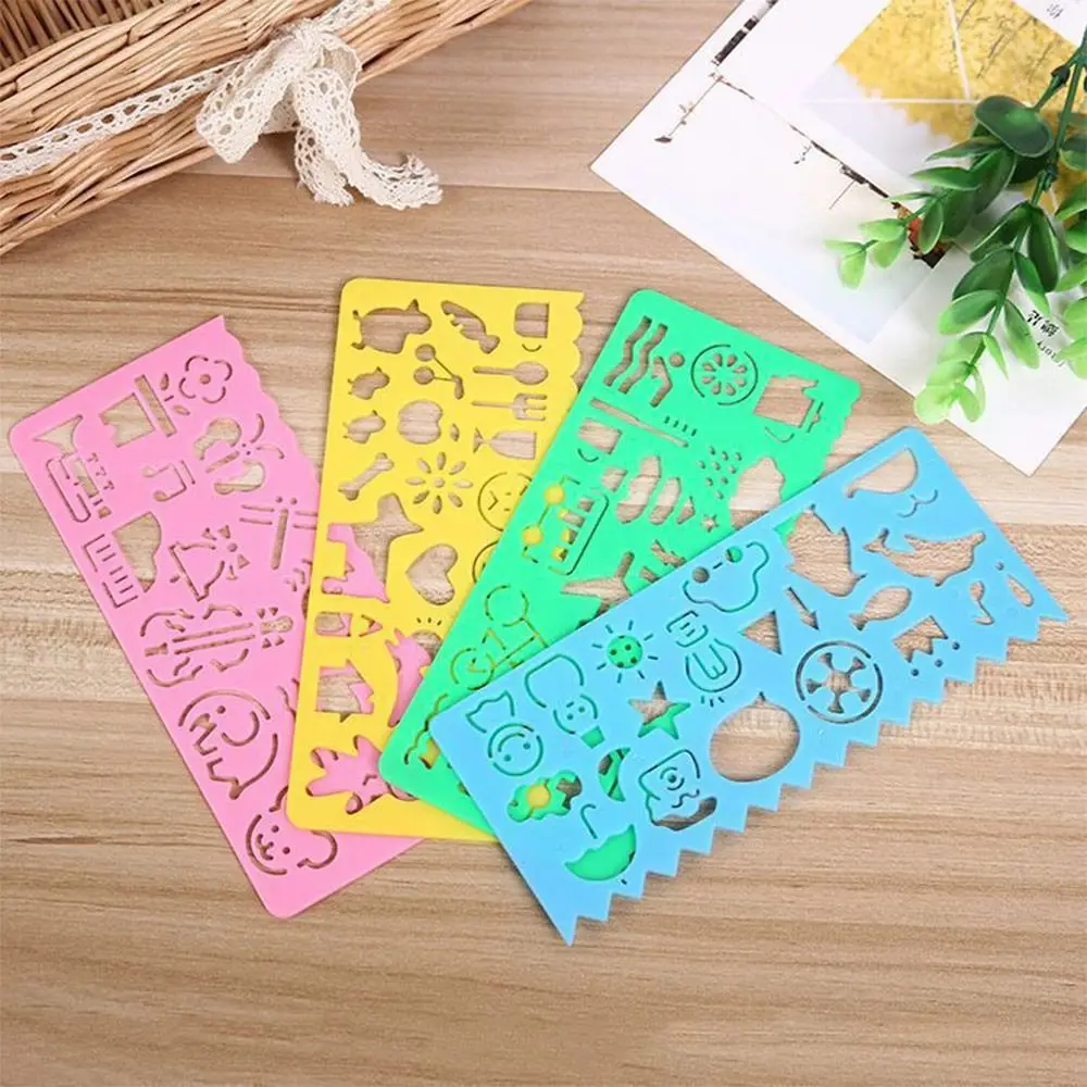 Curve Pattern Oval Geometric Template Ruler Learning Measuring Tool Painting Drawing Template Geometric Drawing