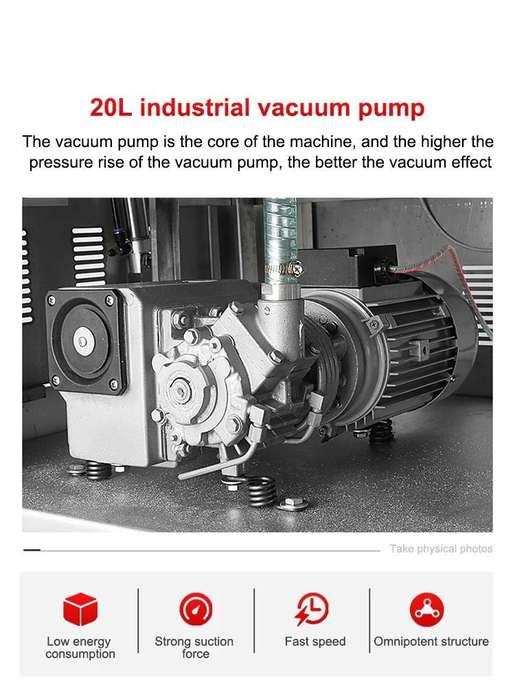 Factory Hot Sale Industrial Food Rice Vacuum Packaging Machine  Automatic double-sided shaping large Vacuum Sealing Machine