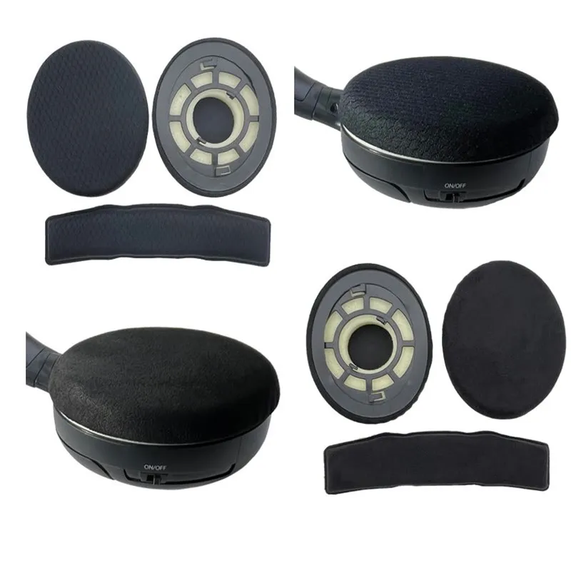 Ear Pads Headband Mesh Fabric For RS120 RS 110 HDR120 Wireless Headphones Replacement Earpads Ear Pads  Ear Cushions Cover Cups