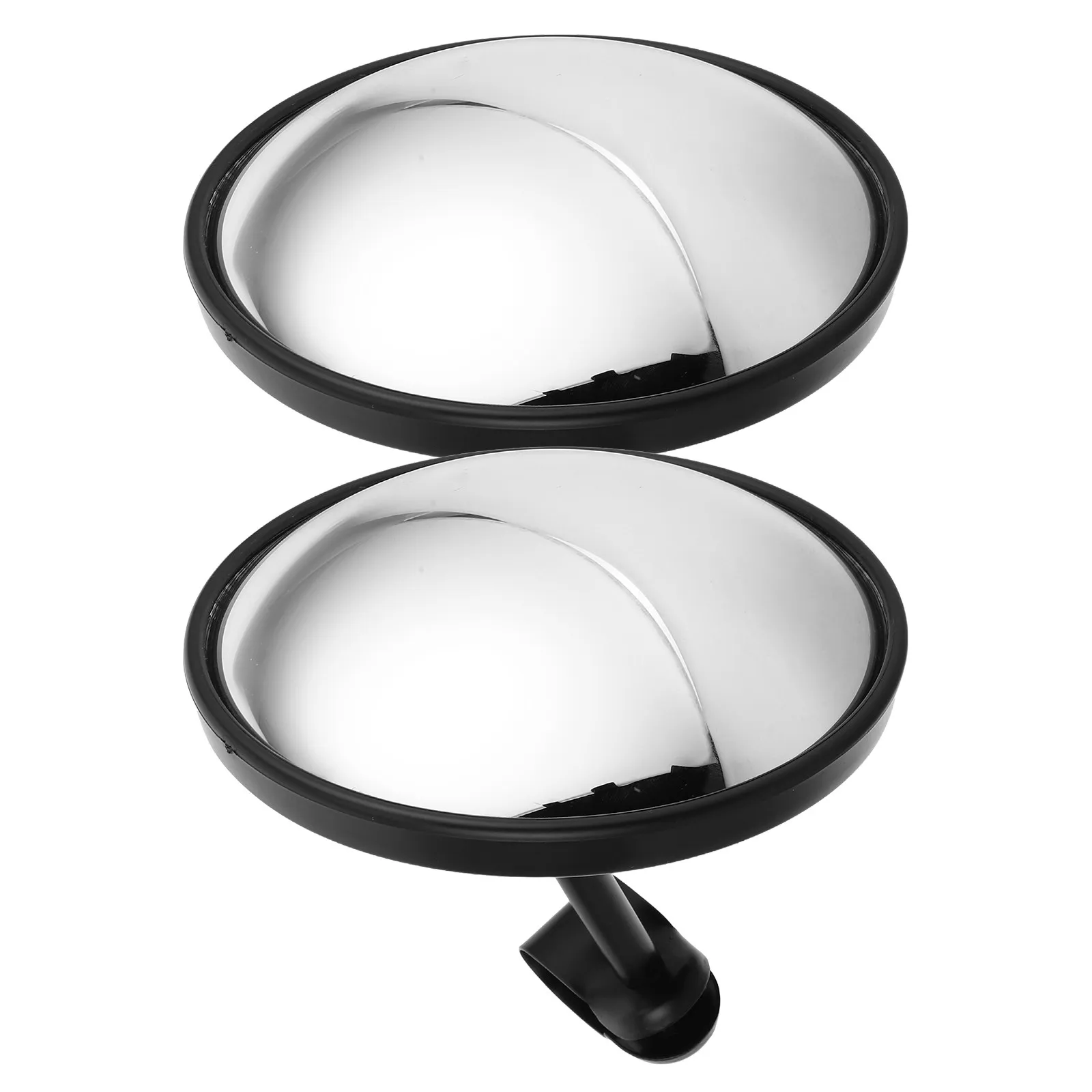 2Pcs Wide Angle Convex Rearview Mirrors Truck Auxiliary Mirror Round Blind Spot Extender for Safer Reversing Lane Change