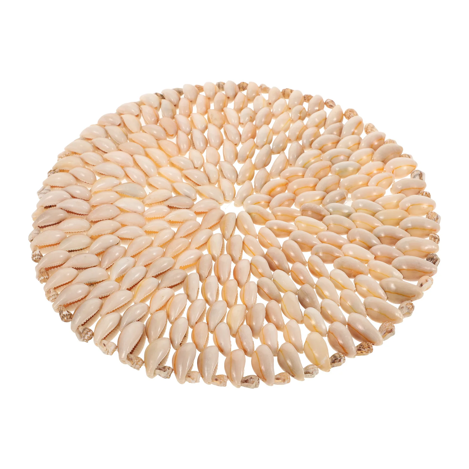 Shell Coaster Heat Insulation Cup Mat Non-Slip Round Drink Coaster For Home Coffee Shop Hotel Table Natural Shells