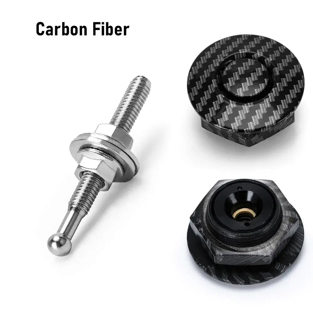 1Pcs Colorful Quick Release Push Button Latch Clip Body Kit Front Bumper Hood Pin Aluminum Car Accessory Engine Bonnet Lock