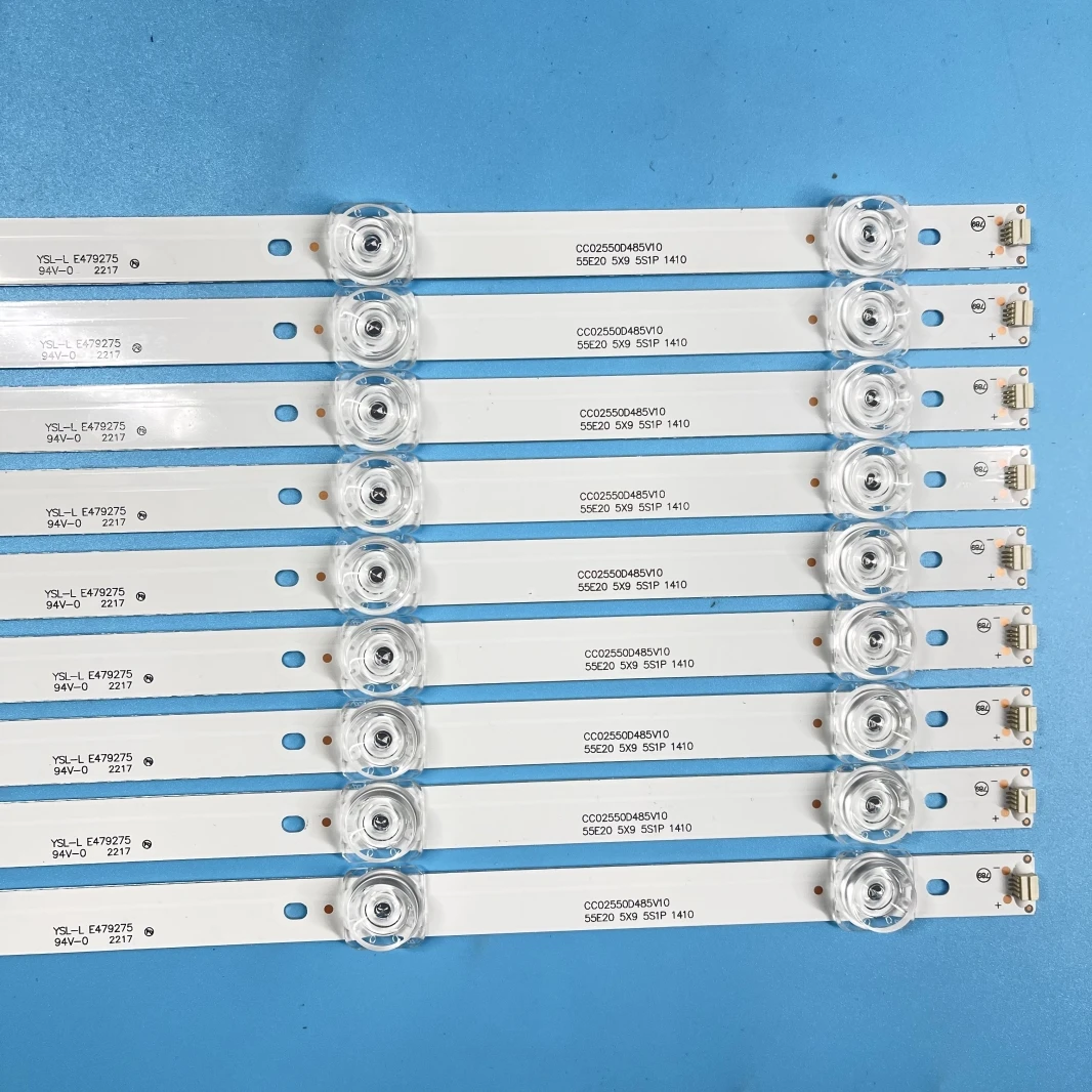 LED backlight strips for CC02550D485V10 55E20 5X9 5S1P AMCV LE-55ZTUS27 DEXP U55E9000Q U55E9100Q LED55UA8100 K55S U55W U55V